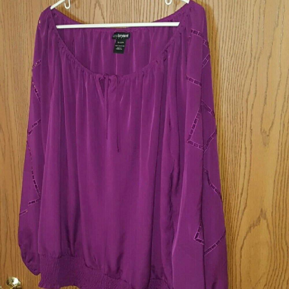 Lane Bryan Purple Top.